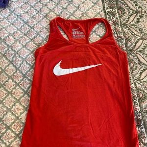 Red Nike Racerback tank